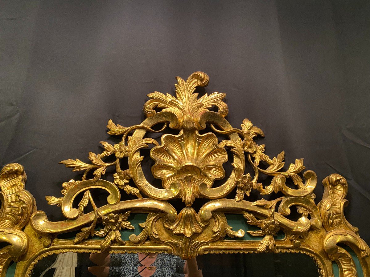 Very Large Louis XV Style Mirrors-photo-2