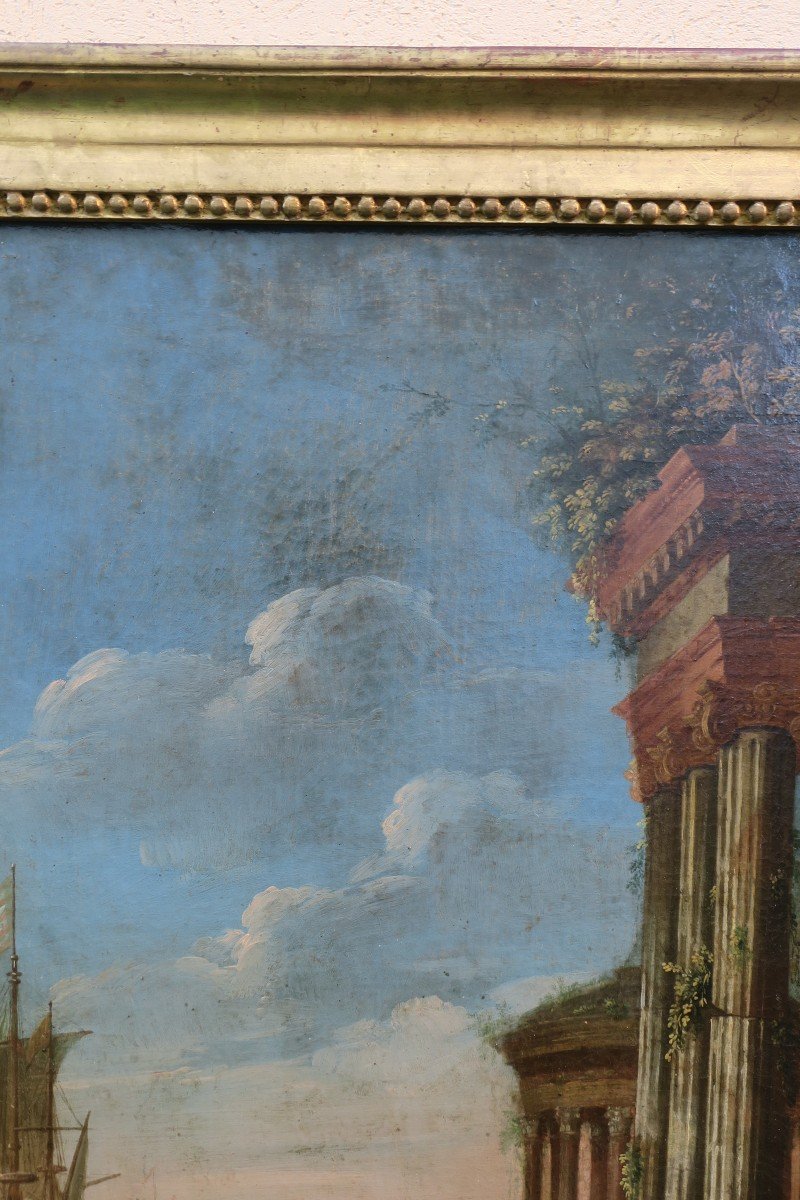 Painting, Painting Of An Ancient Ruin-photo-4