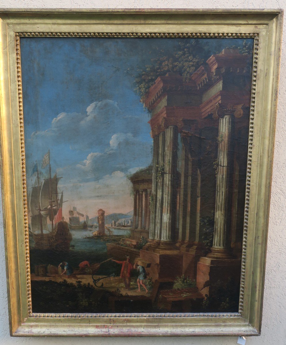 Painting, Painting Of An Ancient Ruin