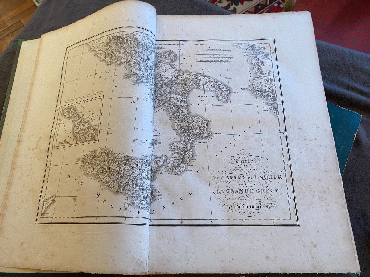 Atlas  du voyage pittoresque  ou description des royaumes de Naples et Sicile .-photo-2