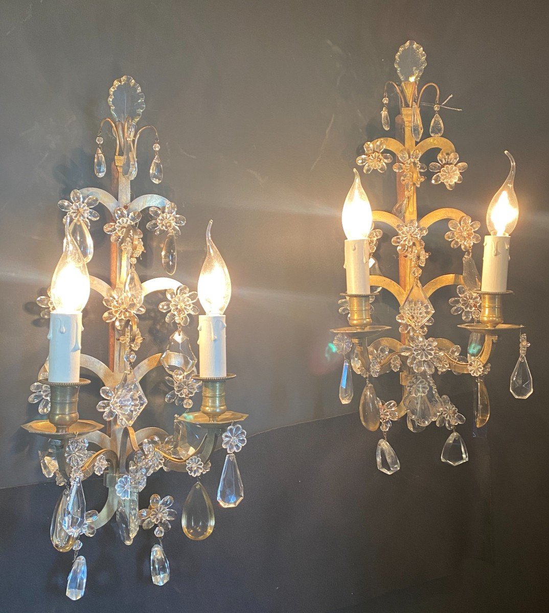 Pair Of Tassel Sconces-photo-2