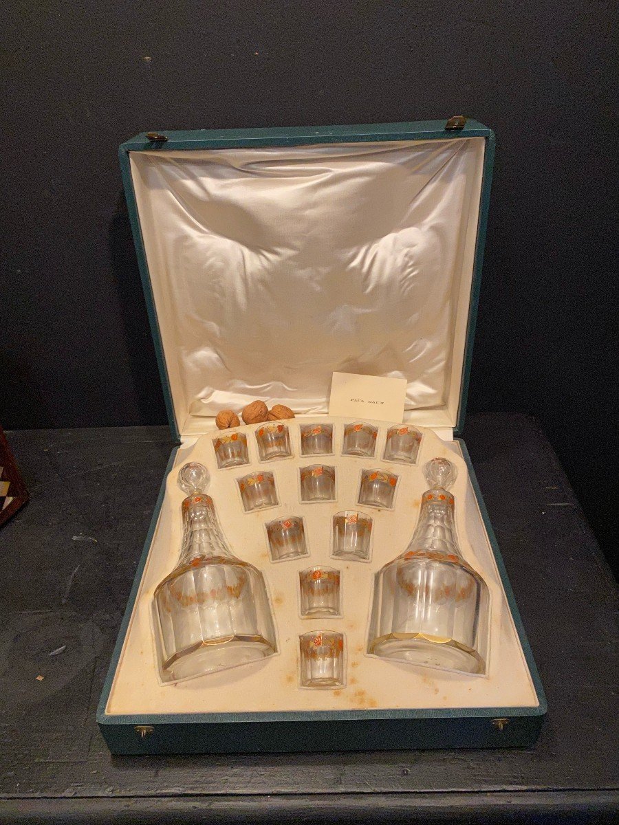 Daum Liqueur Service, Art Deco -photo-2