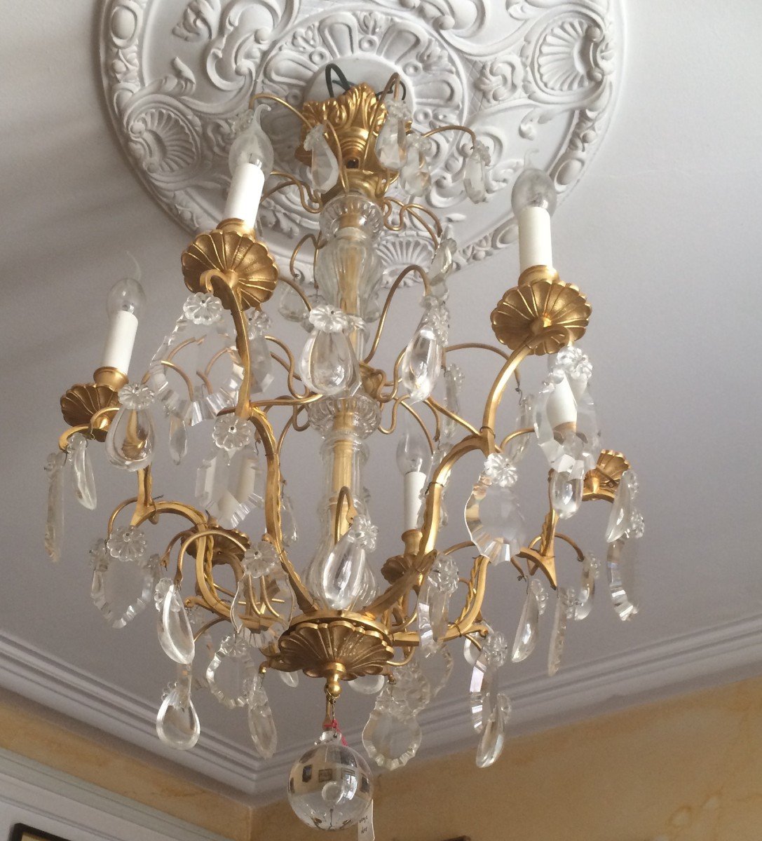 Gilt Bronze Chandelier-photo-2