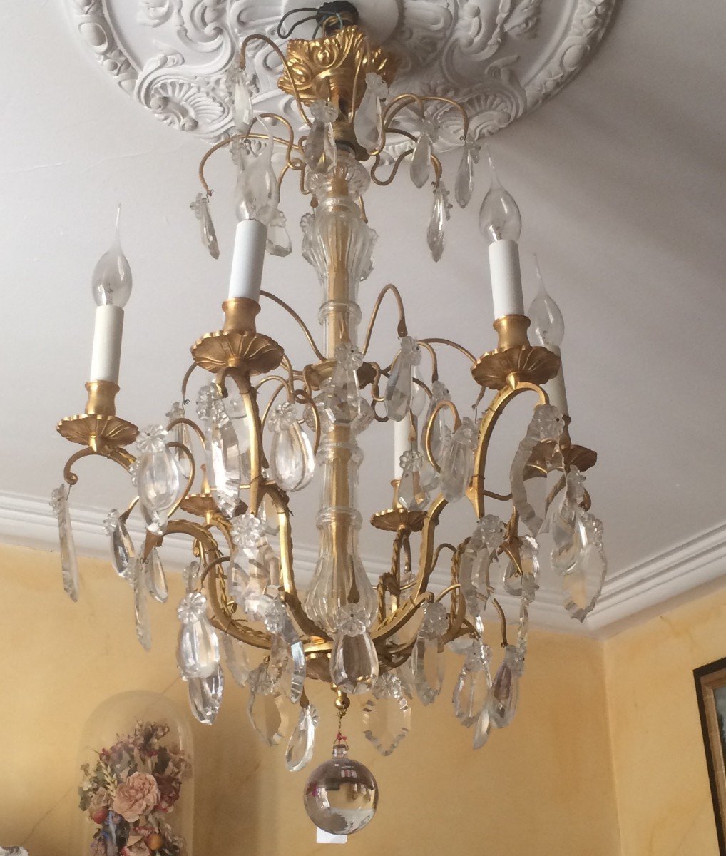 Gilt Bronze Chandelier-photo-4