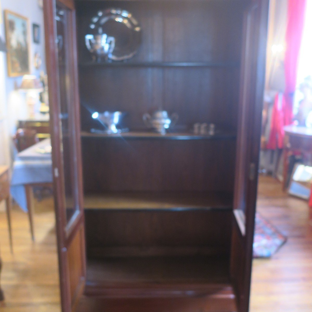 Mahogany Bookcase, 19th Century-photo-4