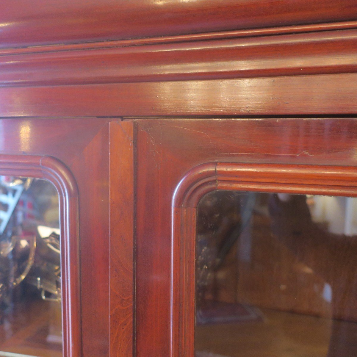 Mahogany Bookcase, 19th Century-photo-4