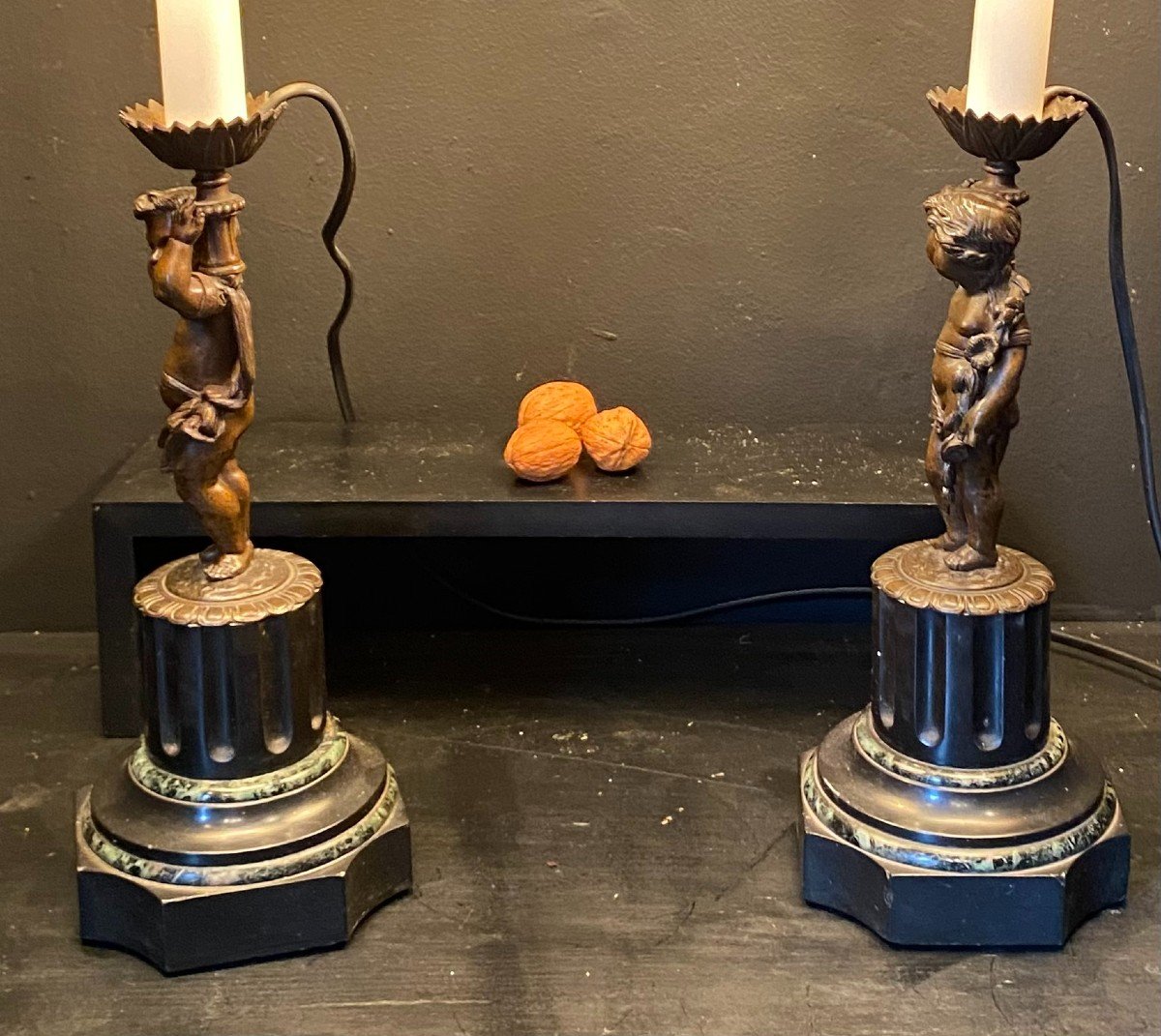 Pair Of 19th Century Lamps-photo-3