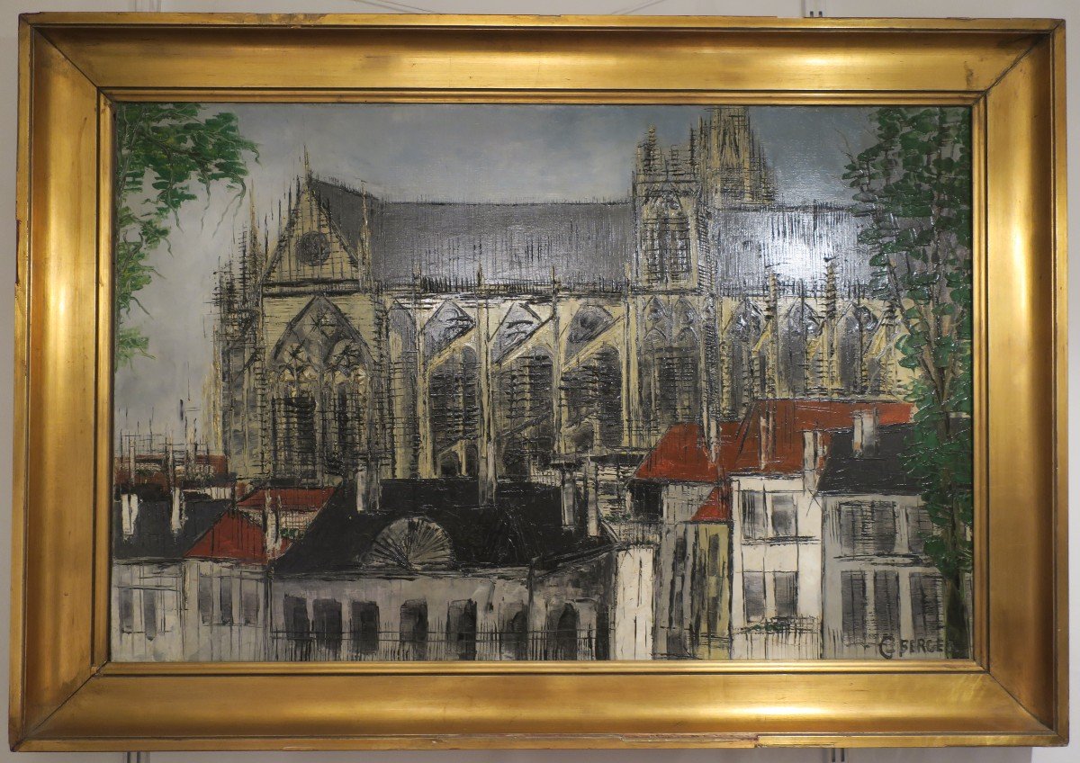 Painting, Metz Cathedral By G Berger