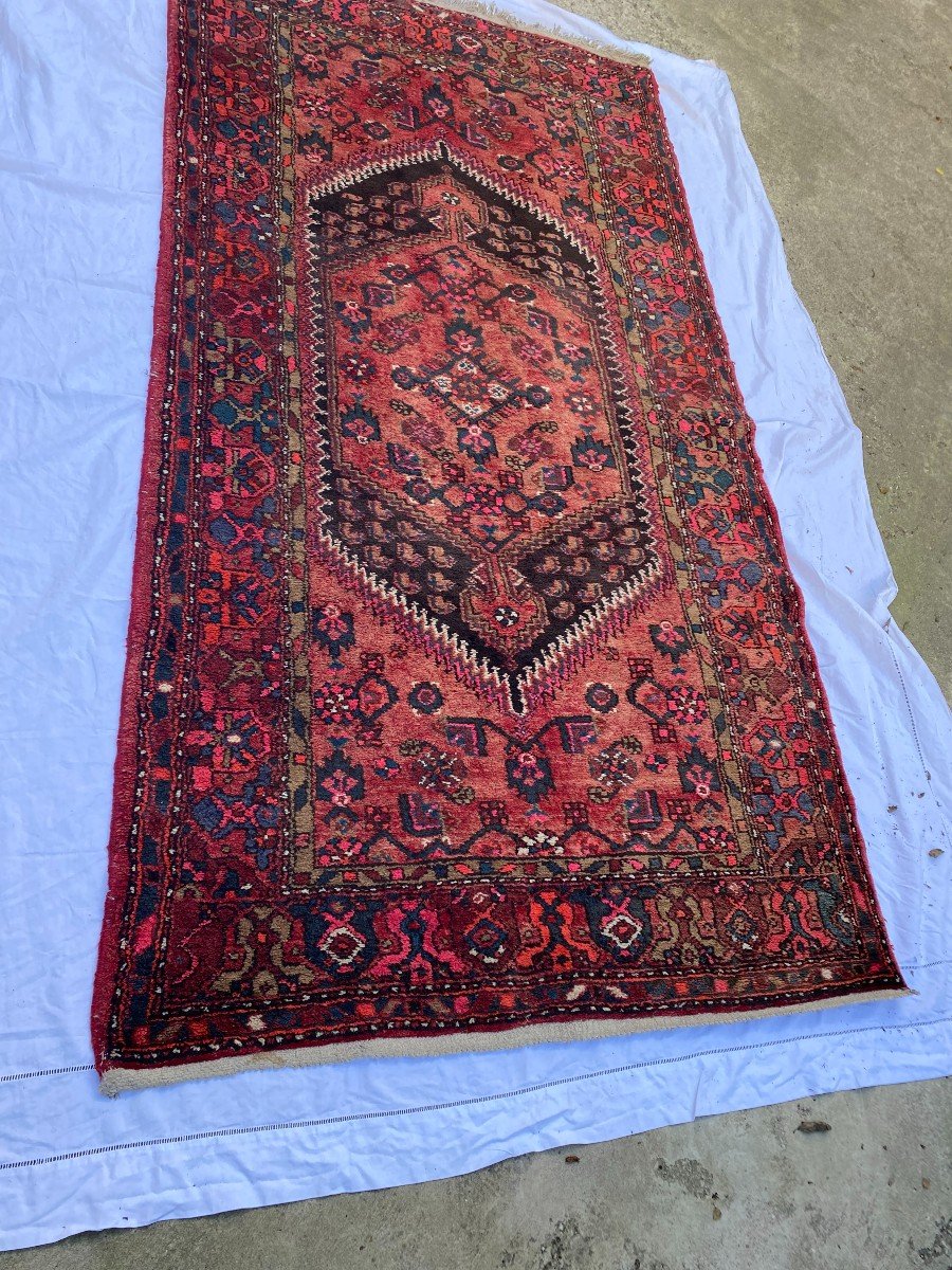 Old Rug 128 Cm X 245 Cm-photo-2