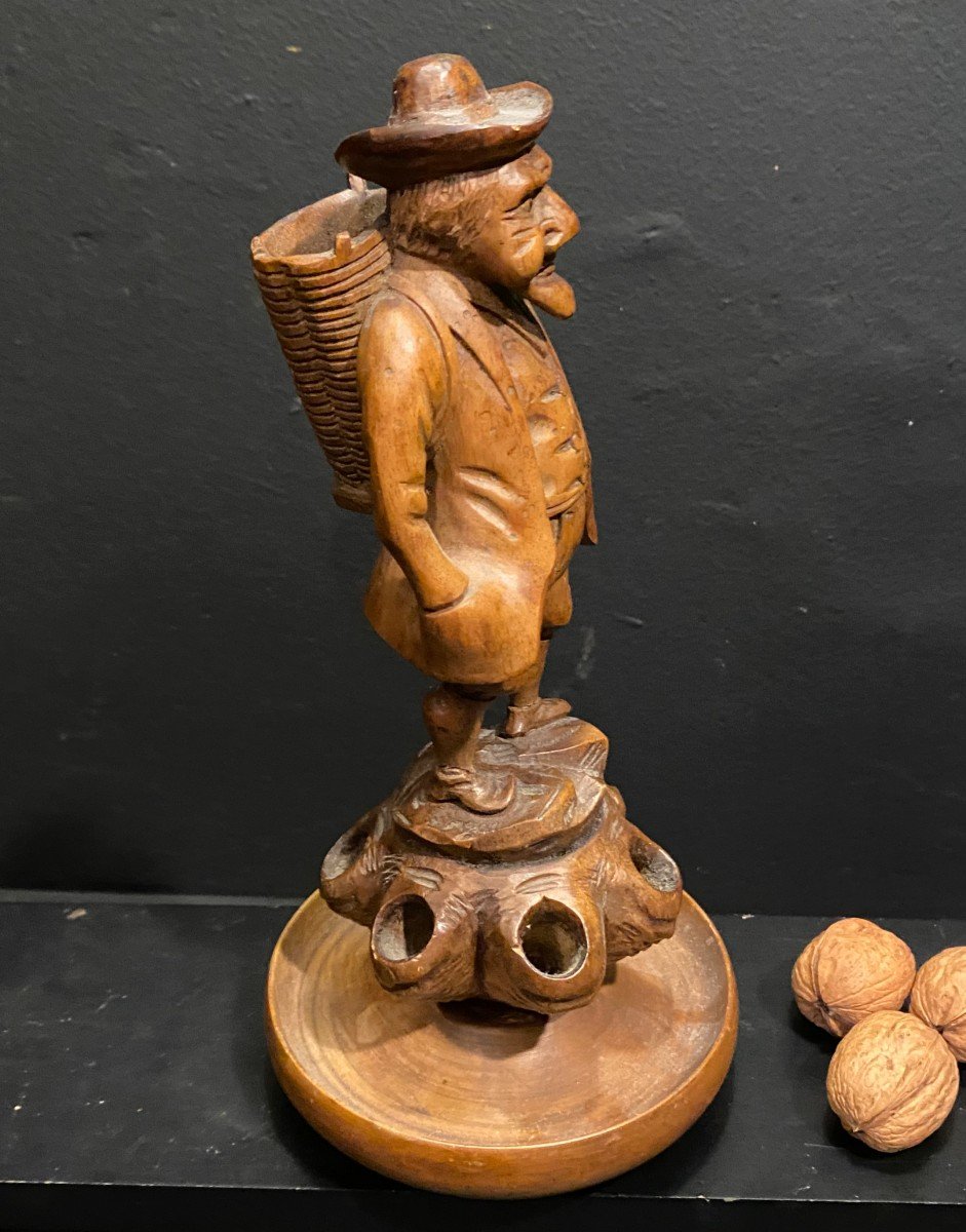 Carved Wooden Statuette-photo-3