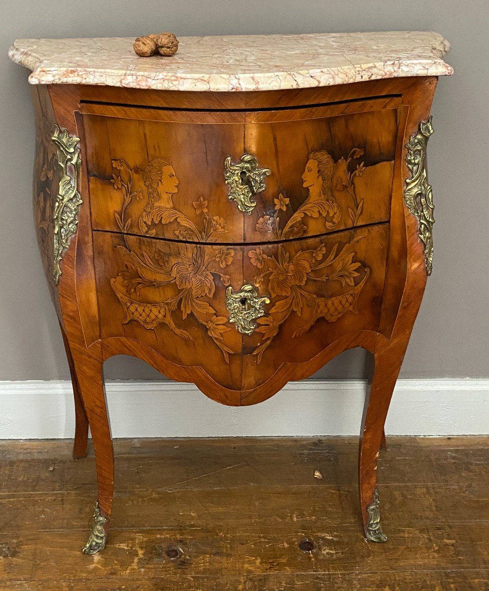 Petite Commode Sauteuse Napoléon III-photo-2