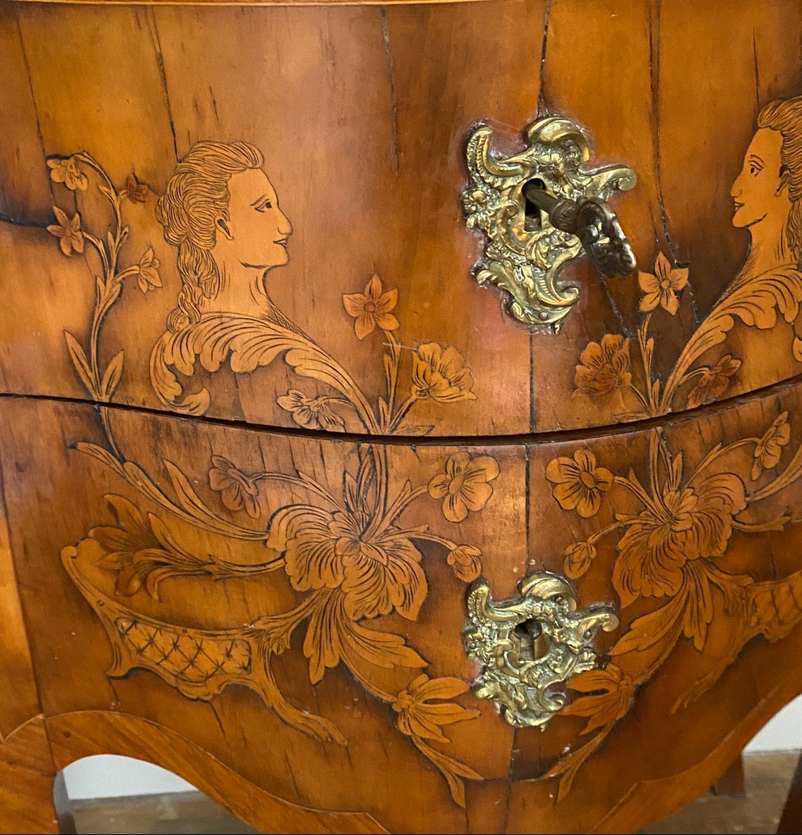 Petite Commode Sauteuse Napoléon III-photo-4