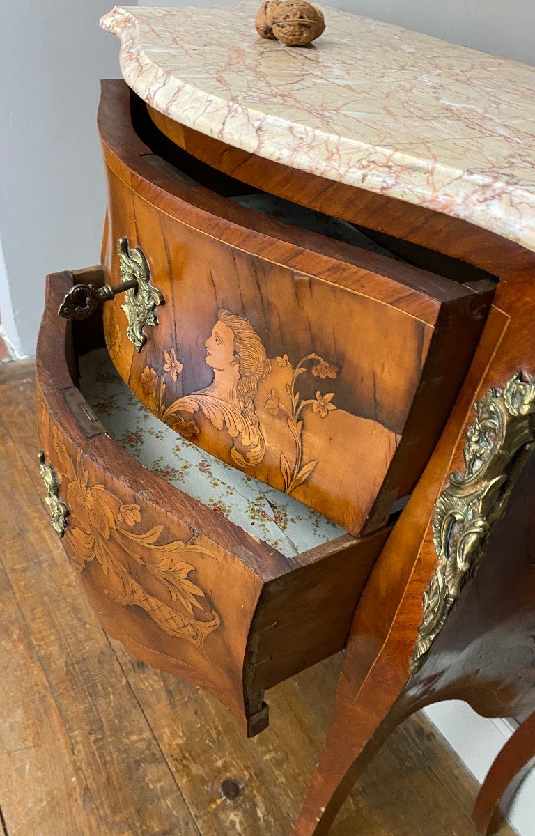 Petite Commode Sauteuse Napoléon III-photo-4