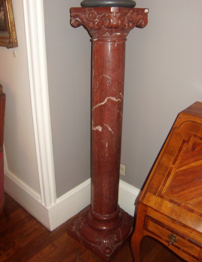 Colonne En Marbre Rouge-photo-3