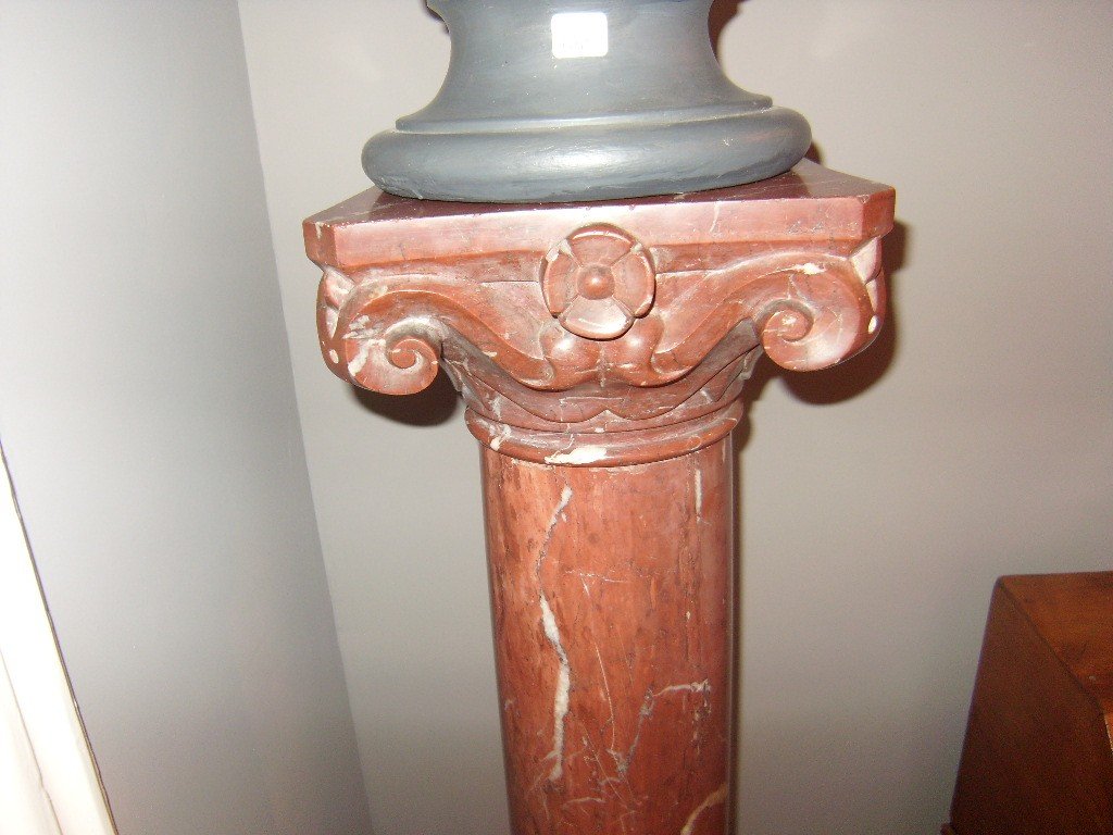 Colonne En Marbre Rouge-photo-4