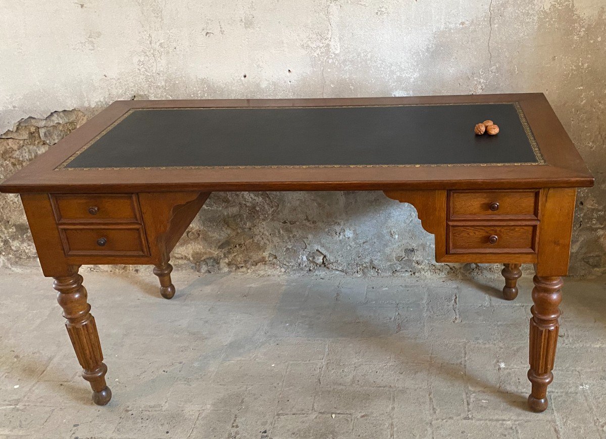 19th Century Oak Desk-photo-2