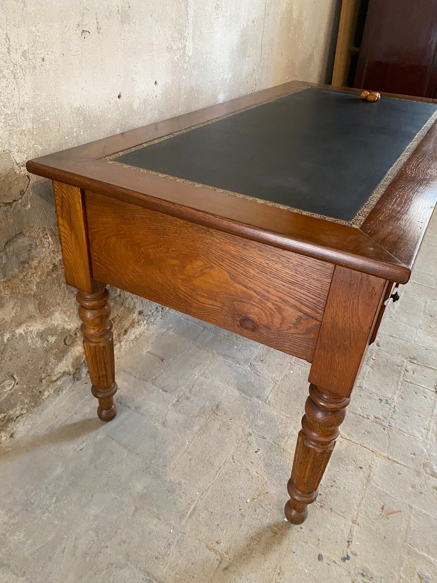 19th Century Oak Desk-photo-4