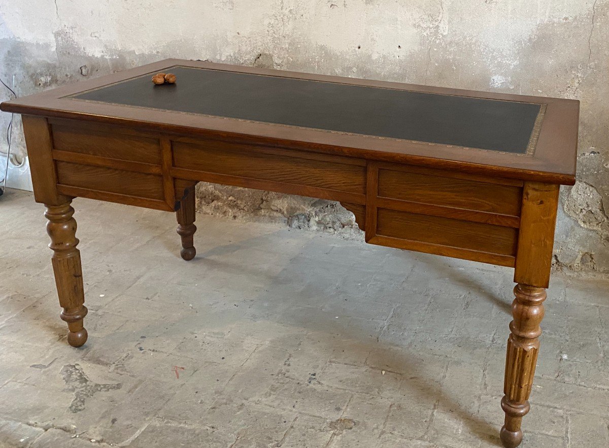 19th Century Oak Desk-photo-3