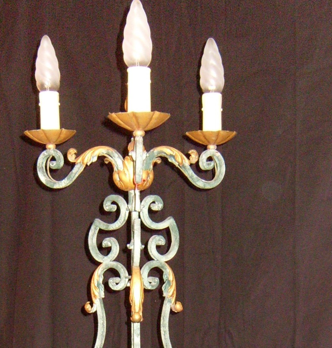 Wrought Iron Floor Lamp -photo-1