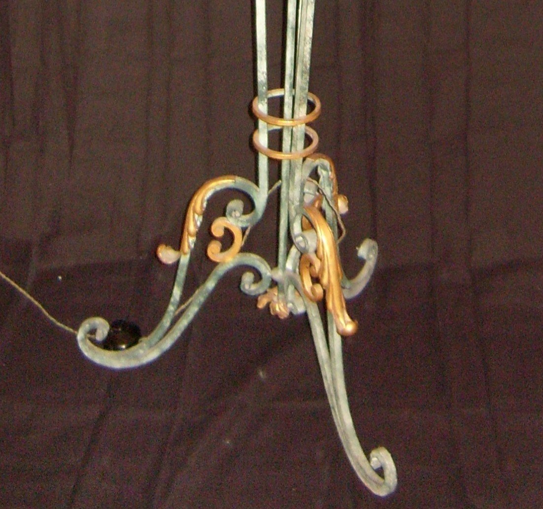 Wrought Iron Floor Lamp -photo-2