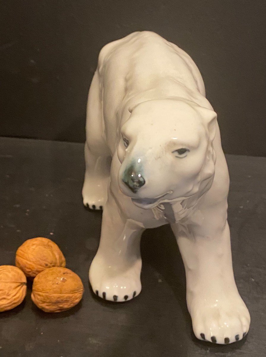 White Earthenware Bear-photo-3