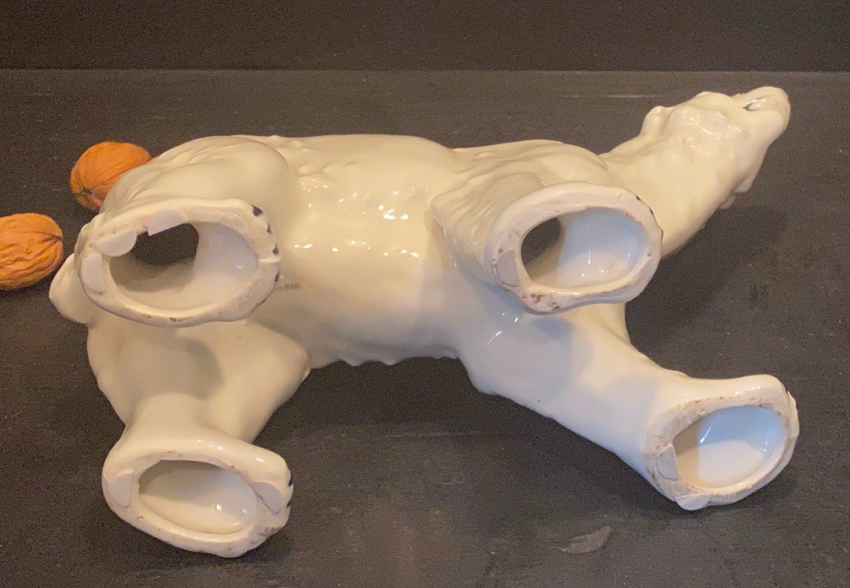 White Earthenware Bear-photo-3