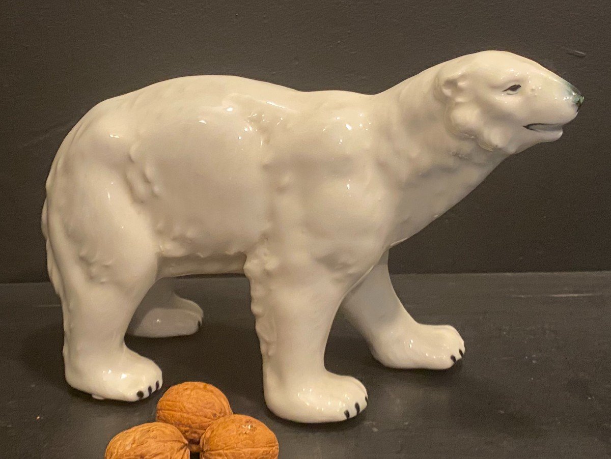 White Earthenware Bear