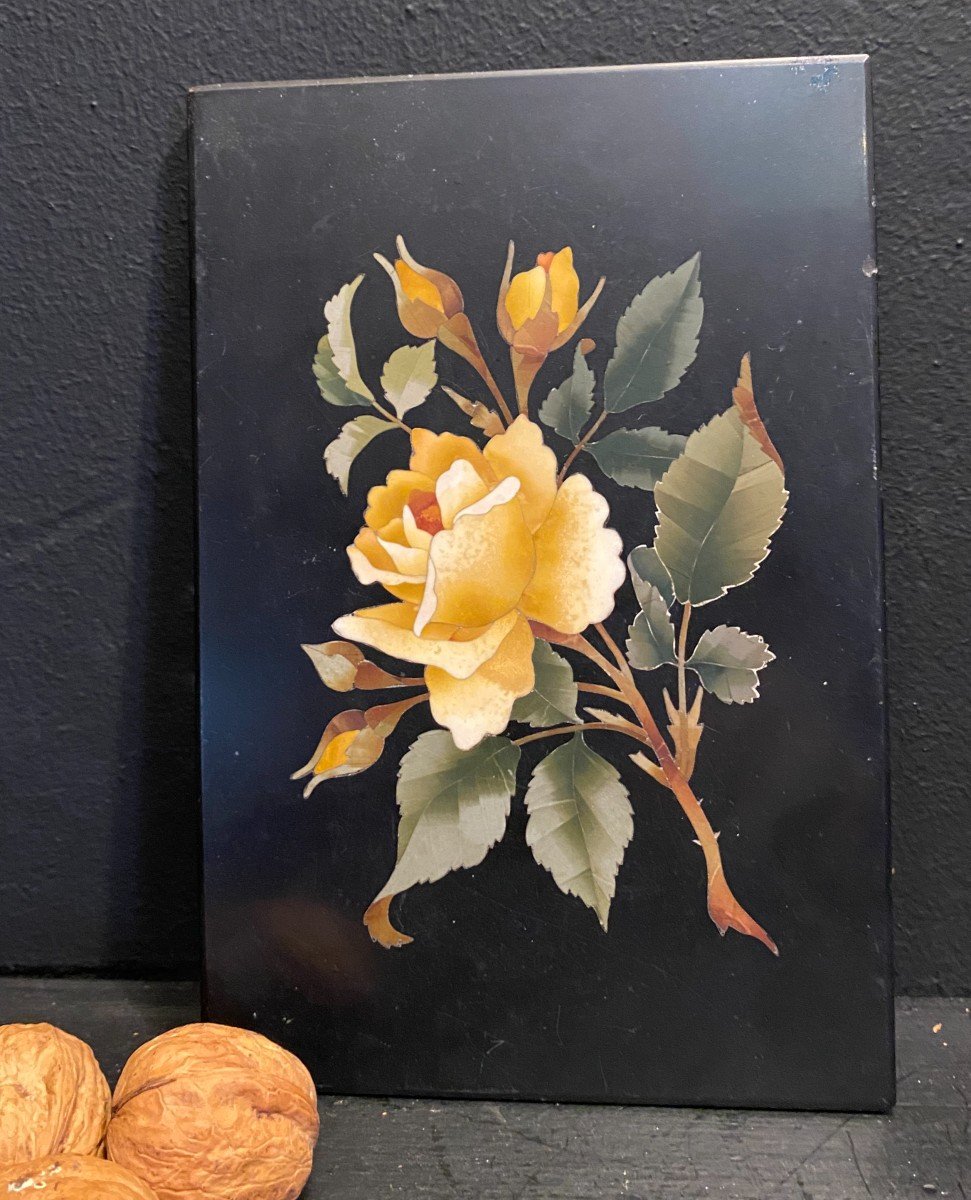 Marble Marquetry Rose