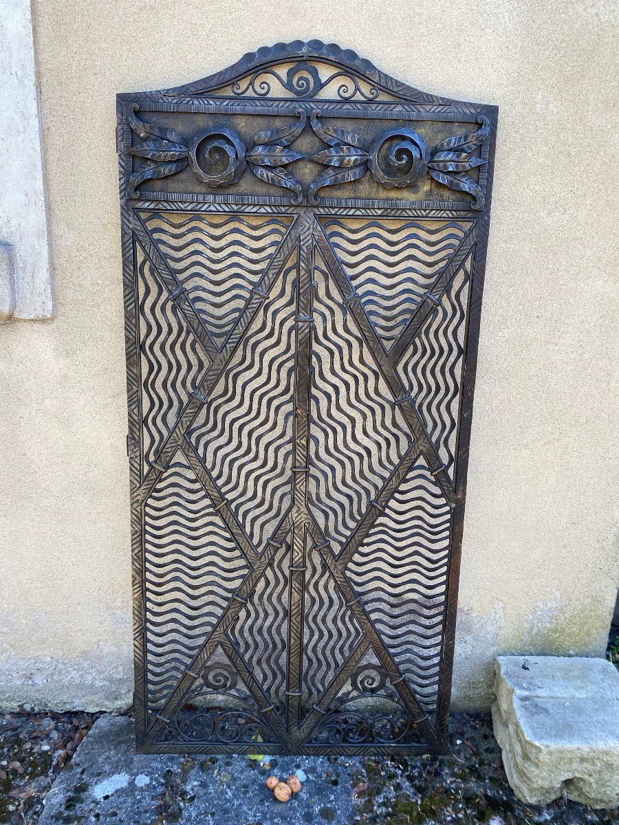 Art Deco Wrought Iron Door-photo-4