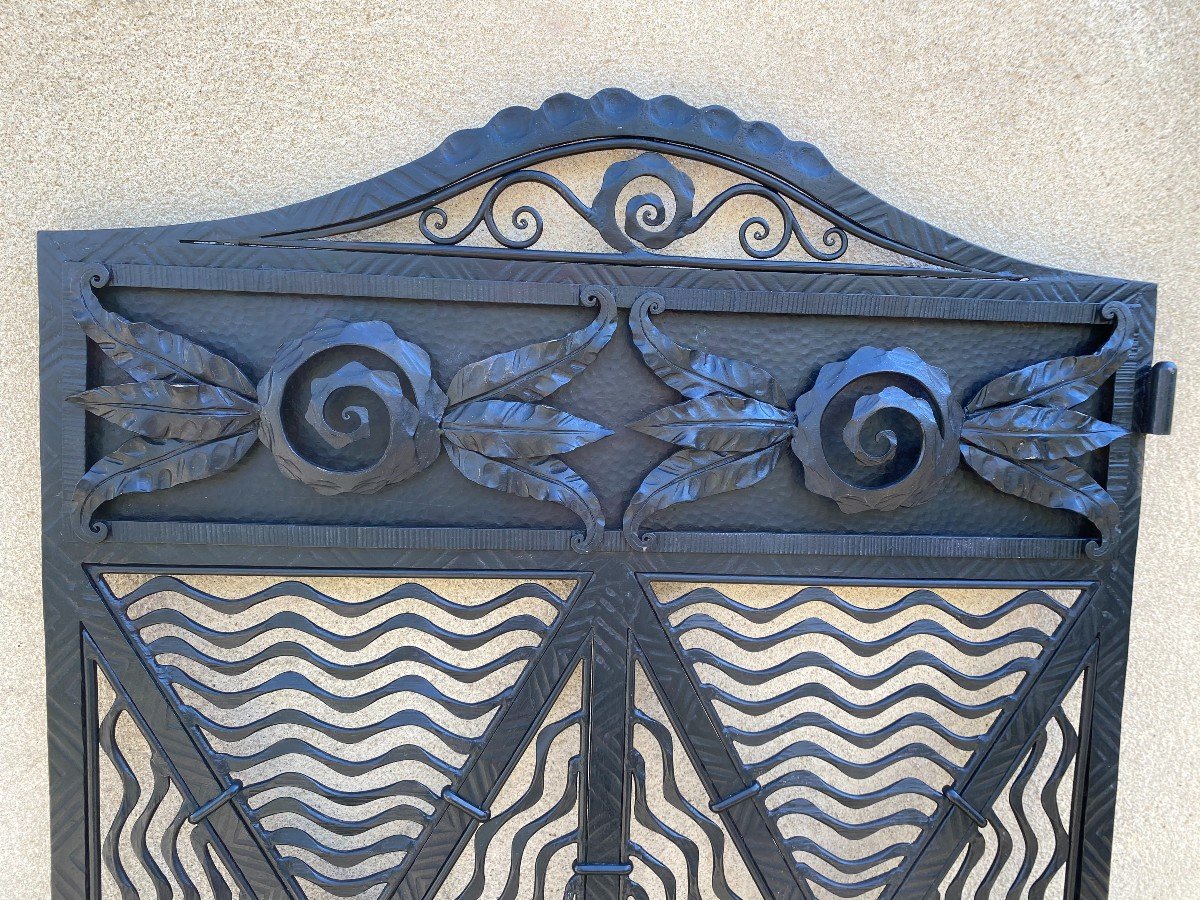 Art Deco Wrought Iron Door-photo-4