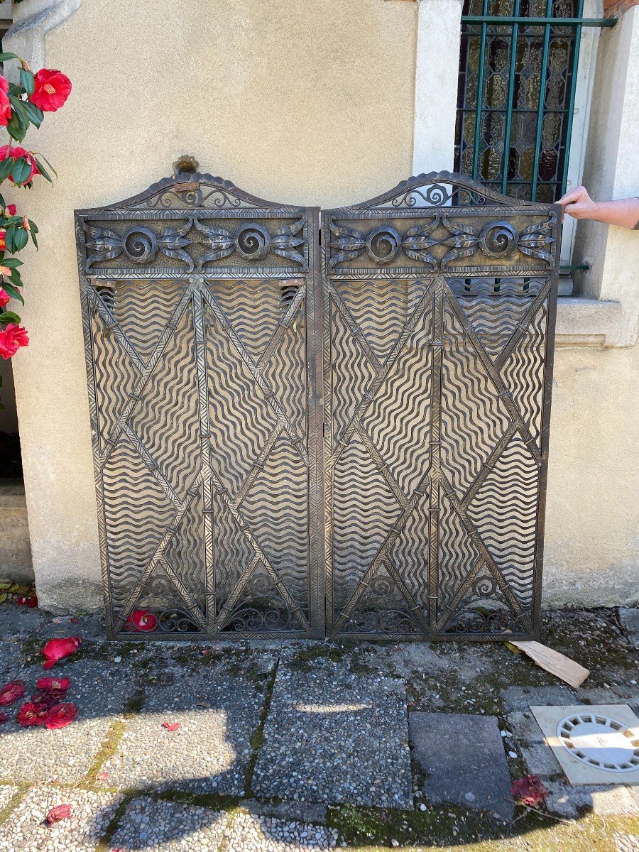 Art Deco Wrought Iron Door-photo-5