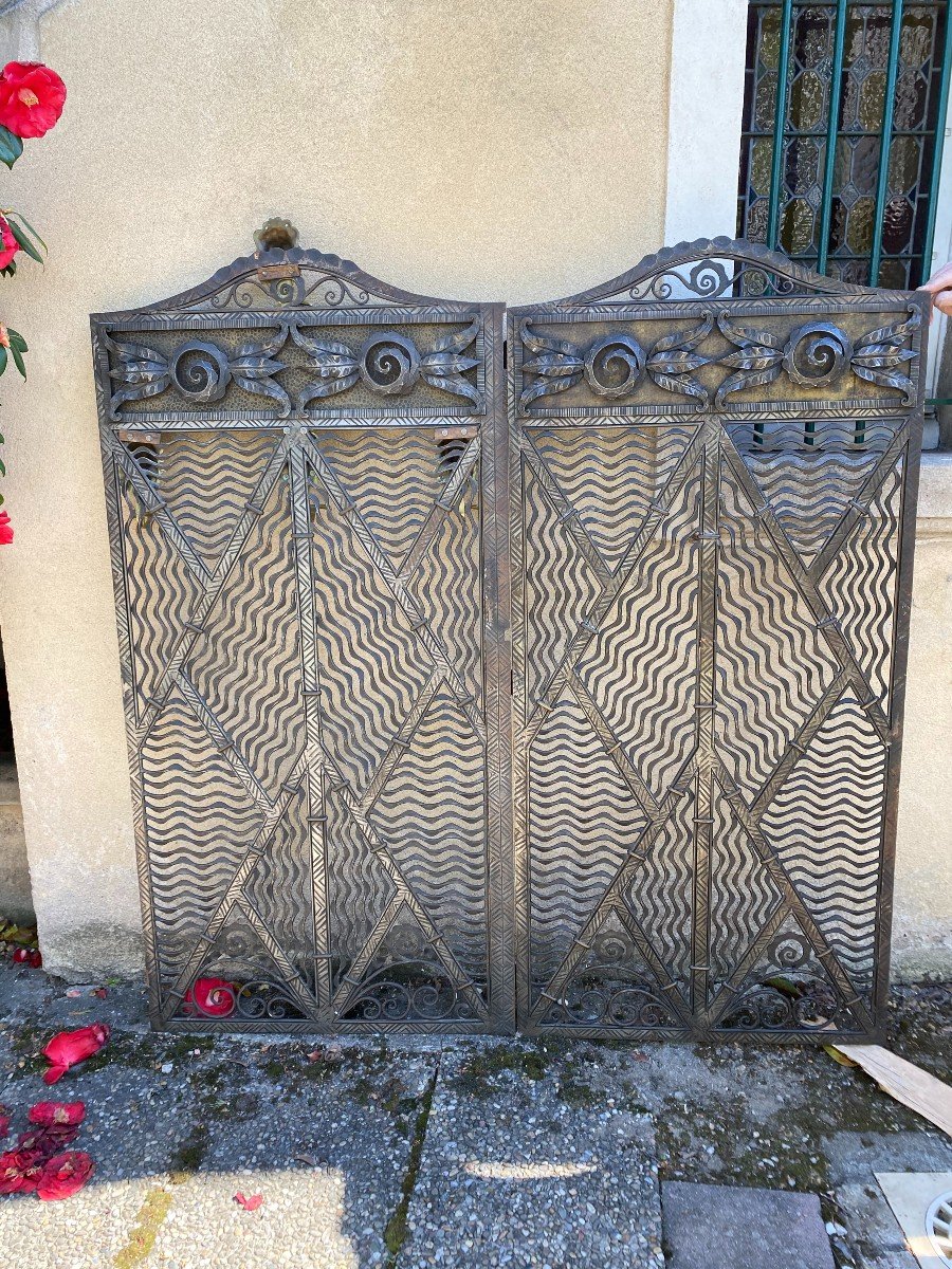 Art Deco Wrought Iron Door-photo-6