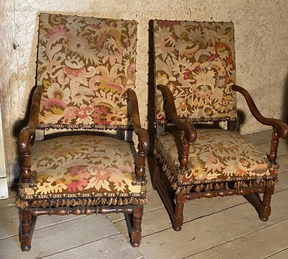 Pair Of 18th Century Armchairs