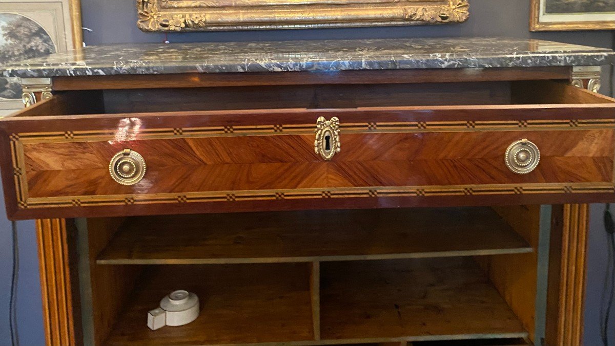 Secretaire d'Homme d'époque Louis XVI-photo-6