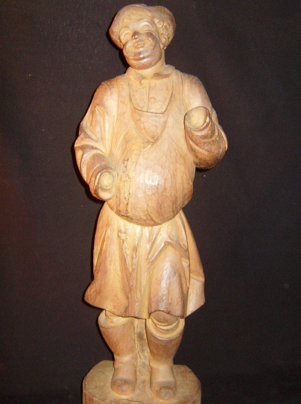 Statue En Bois, Jovial Artisan-photo-3