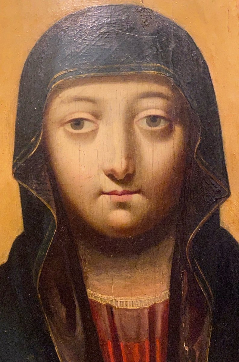 Tableau Du XVII° Siècle, Portrait d'Une Sainte Femme-photo-2