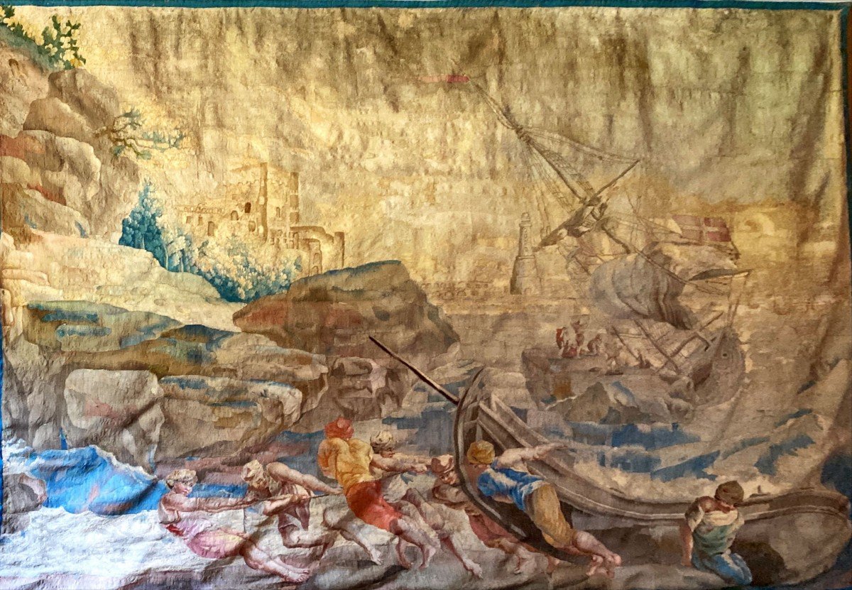 Aubusson Tapestry, The Shipwreck-photo-3