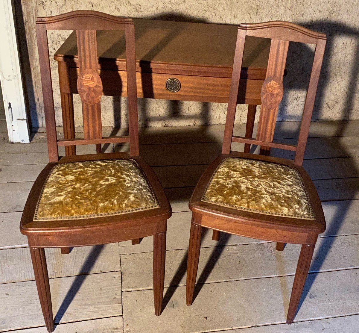 Small Desk And Two Chairs, Gauthier Poinsignon-photo-3