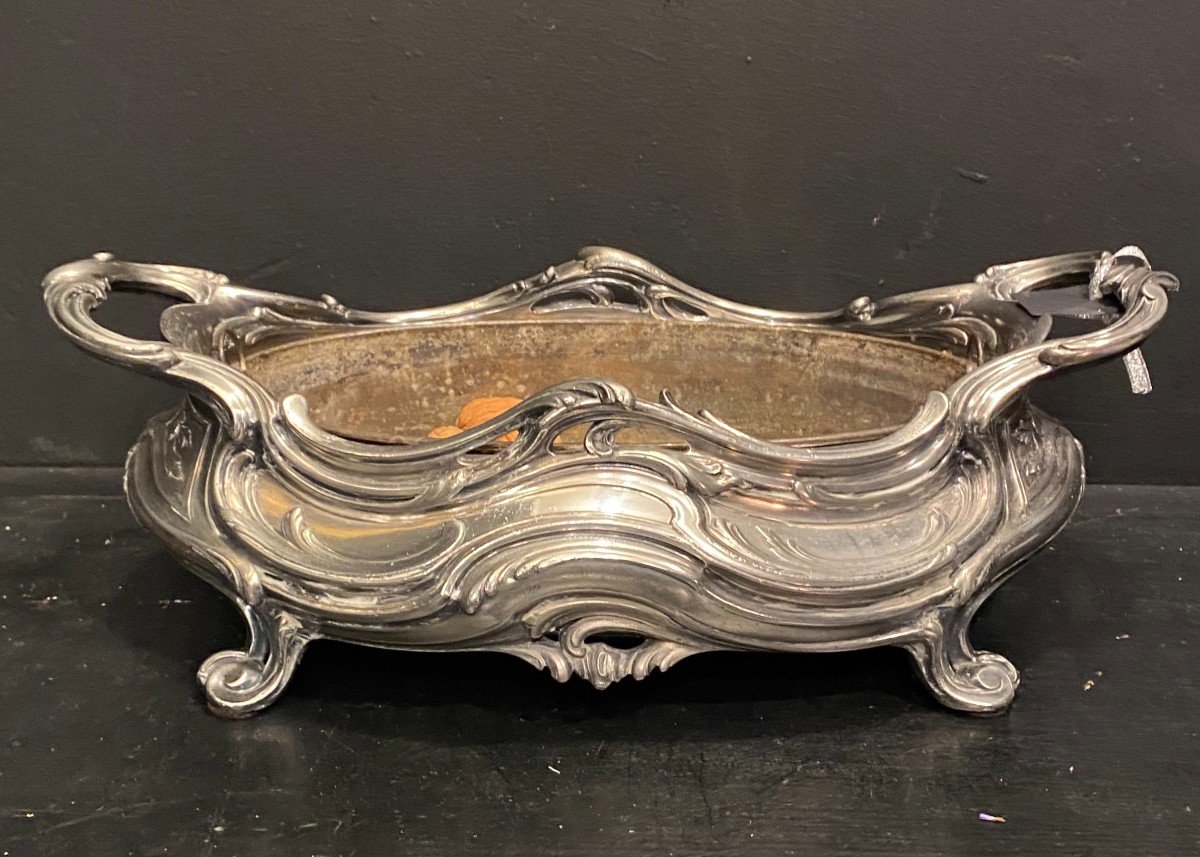 Silver Metal Planter