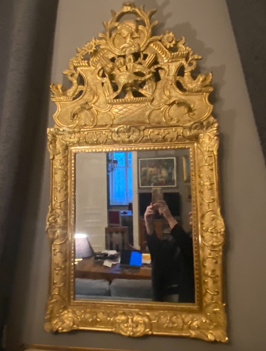 Mirror, Regency Golden Mirror-photo-2