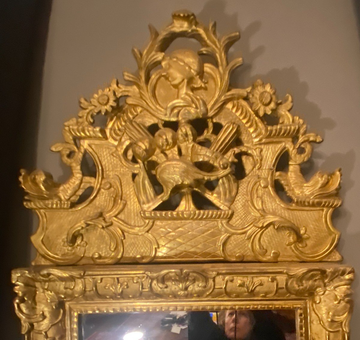 Mirror, Regency Golden Mirror-photo-4