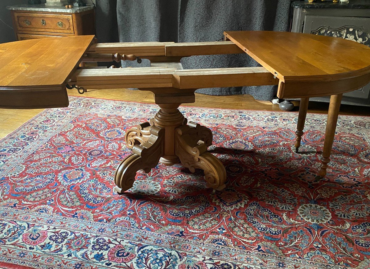 Henri II Oak Table-photo-2