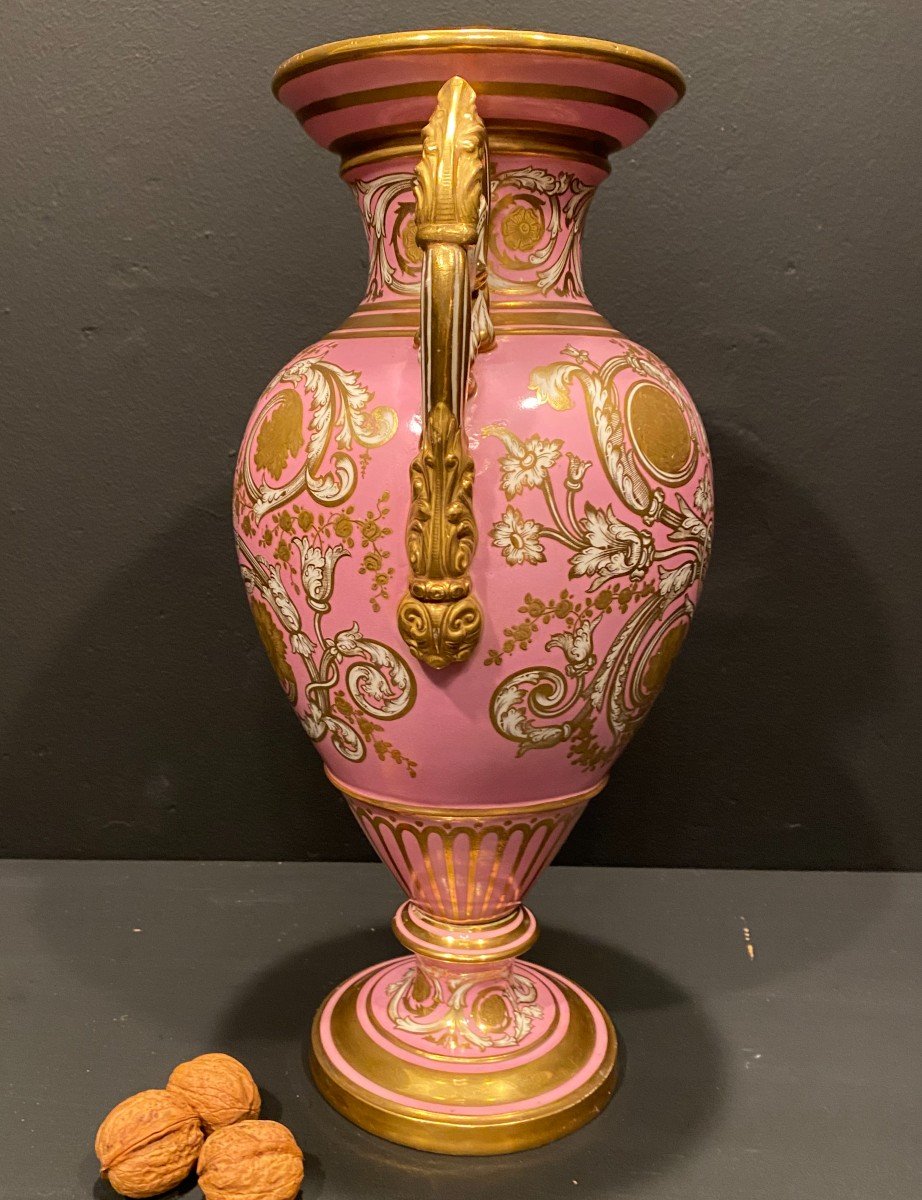 Vase En Porcelaine Du XIX° Siècle, Copeland-photo-2