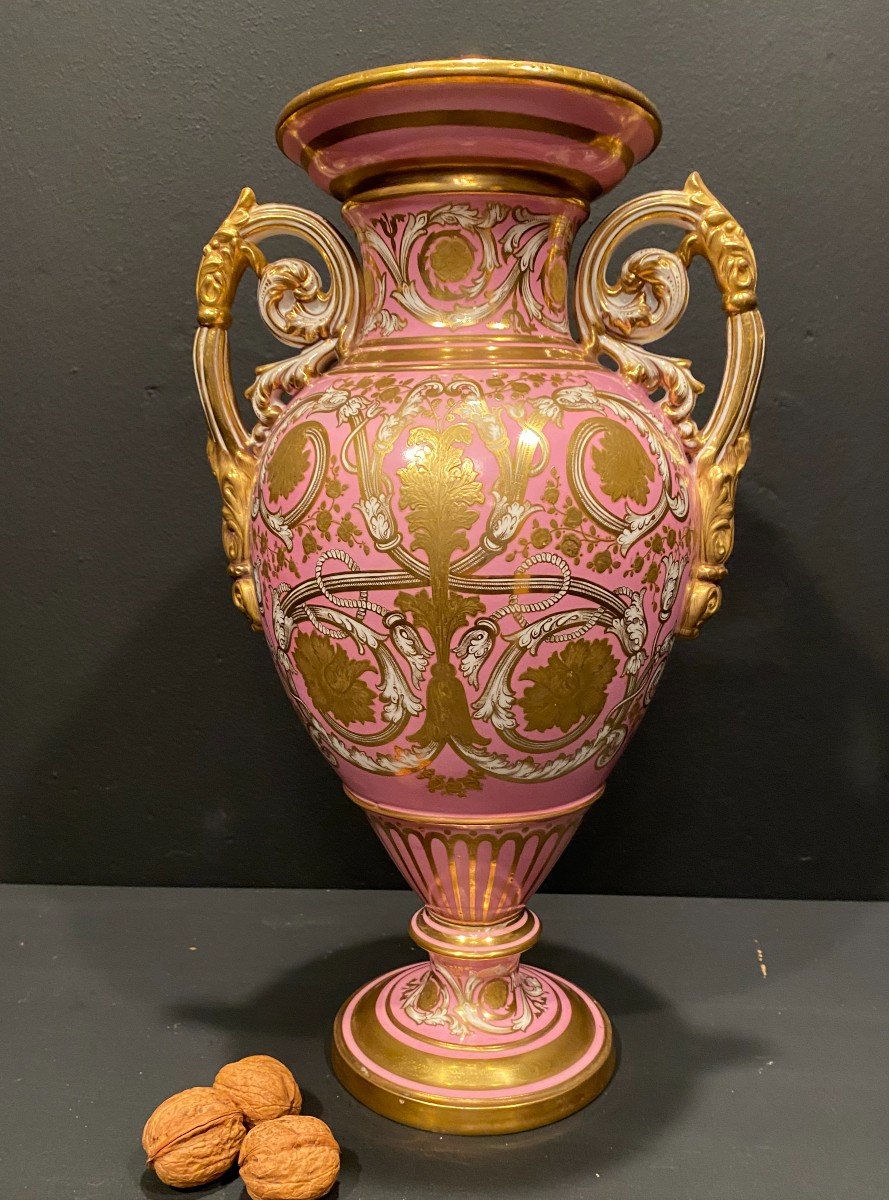 Vase En Porcelaine Du XIX° Siècle, Copeland-photo-3