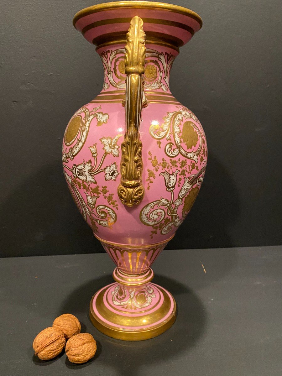 Vase En Porcelaine Du XIX° Siècle, Copeland-photo-4