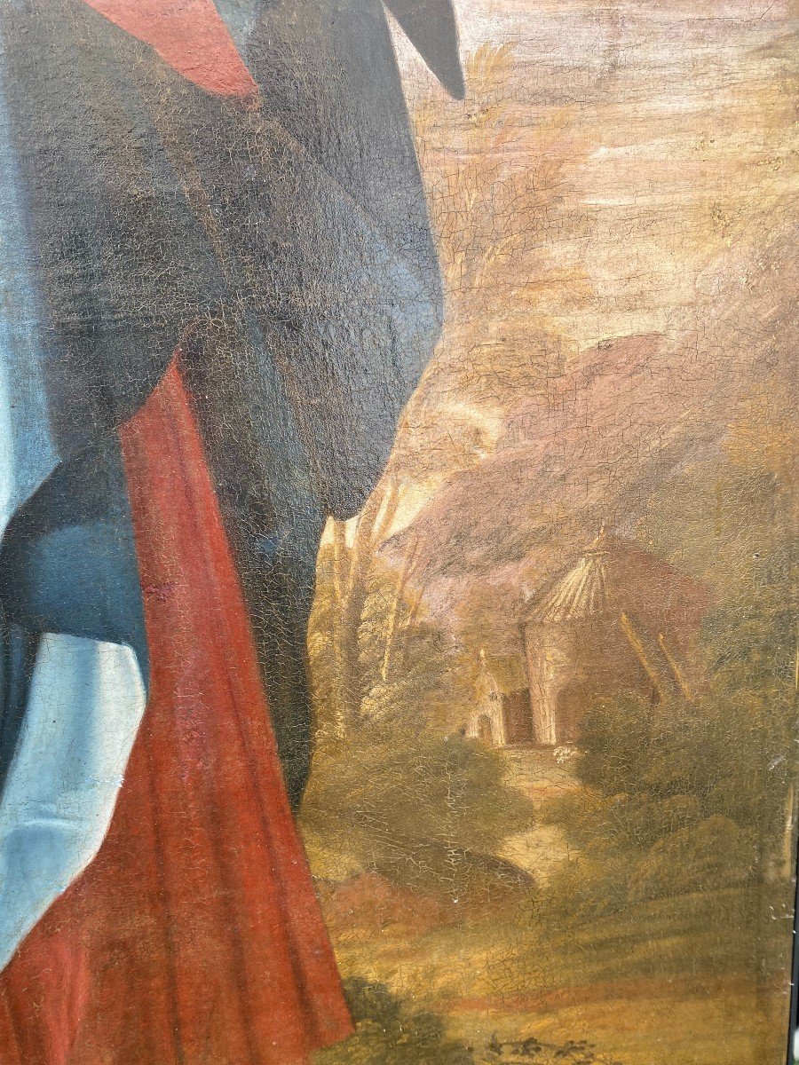 Très Grand Tableau; Peinture Du Bon Pasteur-photo-2