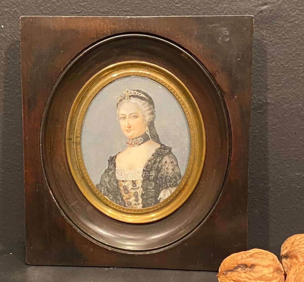 Miniature, Portrait d'Une Dame De Qualité