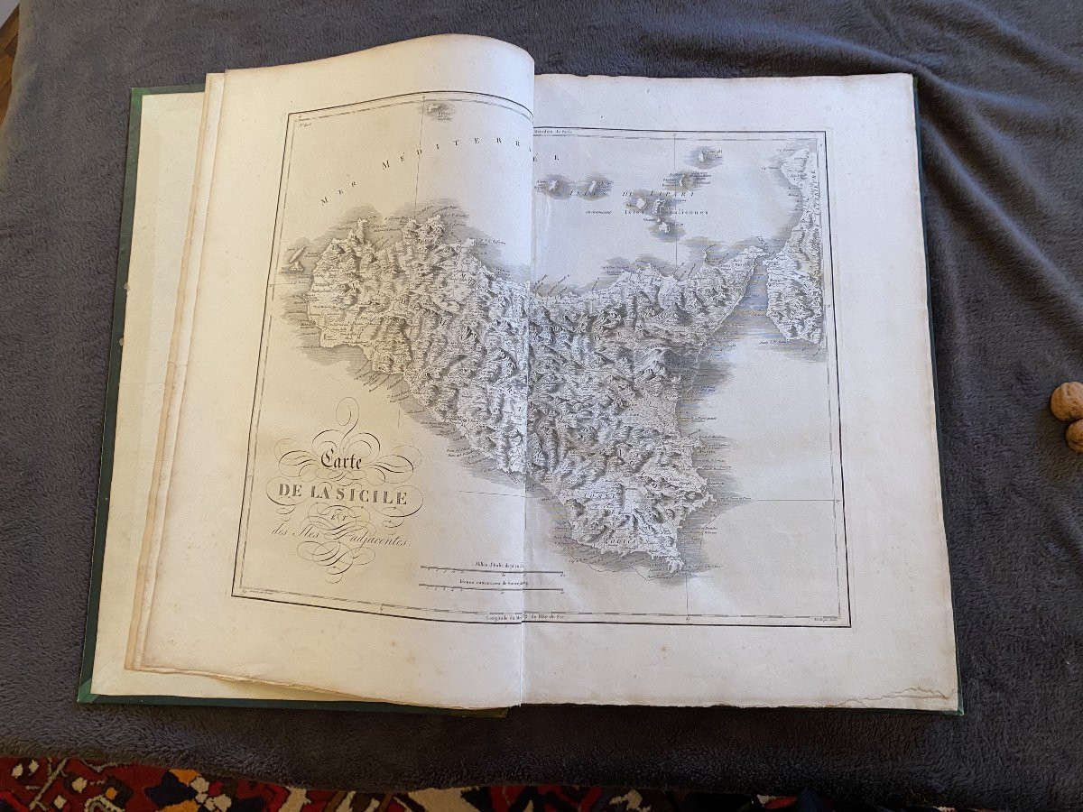 Atlas Of Picturesque Travel Or Description Of The Kingdoms Of Naples And Sicily.-photo-3