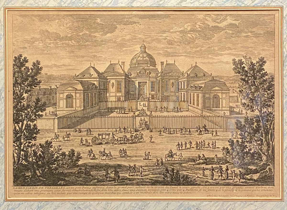 Gravure, La Ménagerie De Versailles-photo-2