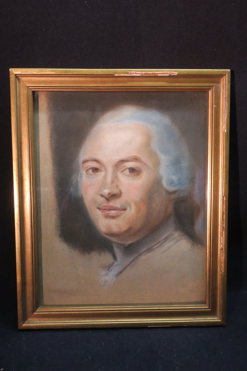 Pastel d'époque XIX° Représentant Jacques Laure Le Tonnelier De Breteuil-photo-4